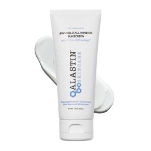 ALASTIN Skincare SilkSHIELD Mineral Sunscreen for Face SPF 30 (1.9 oz) | Lightweight Sunblock Lotion | Daily Moisturizer | Fragrance-Free(SilkSHIELD)